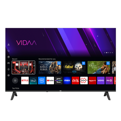 VOX LED televizor 50VYU684, bez okvira, 4K Ultra HD, Smart TV, VIDAA OS, Air Play, Crni