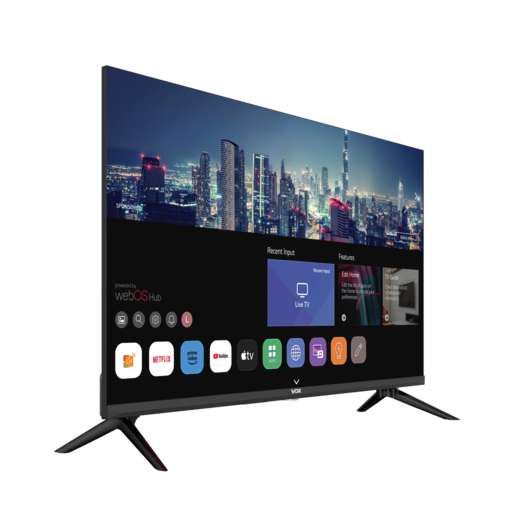 VOX LED televizor 32WOS684BH, HD Ready, bez okvira, Smart TV, webOS, Dolby Audio, Magični daljiski, Crni