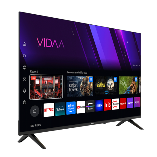 VOX LED televizor 43VYF683, bez okvira, Full HD, Smart TV, VIDAA OS, Air Play, Dolby Audio, Crni