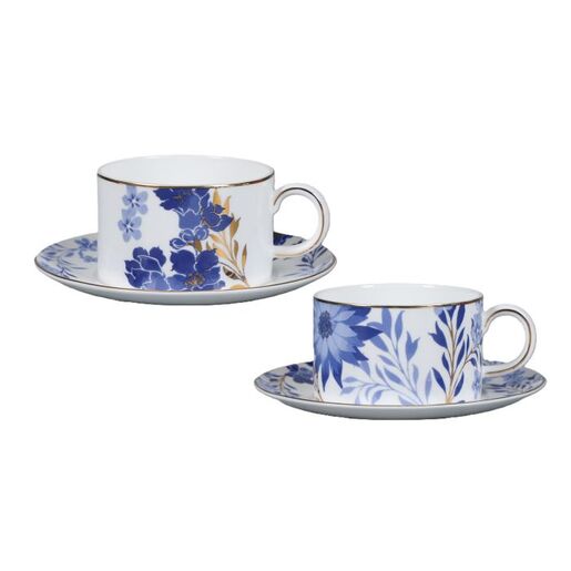 Lijepe kućne stvari Dalton cvjetna porculanska šoljica i tanjir, set 2 komada