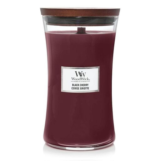 WoodWick Classic Black Cherry mirisna svijeća, large