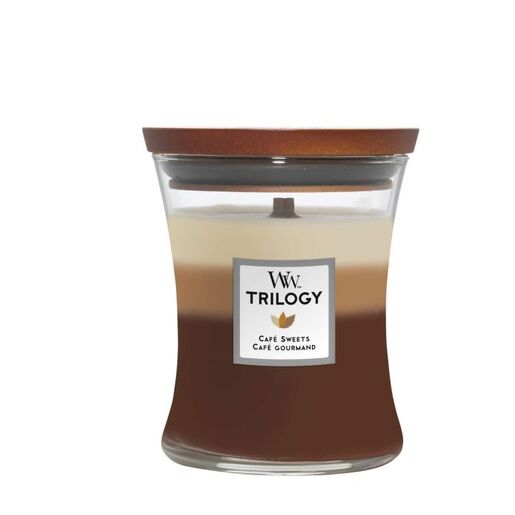 WOODWICK TRILOGY CAFE SWEETS MIRISNA SVIJEĆA, MEDIUM