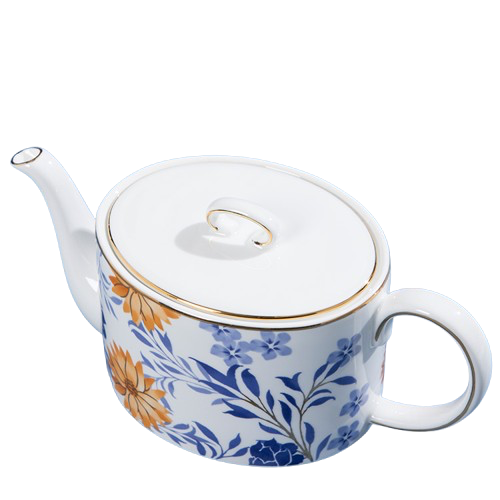 Lijepe kućne stvari Dalton cvjetni porculanski čajnik, 600ml