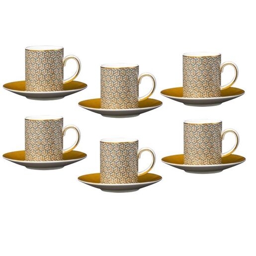 Lijepe kućne stvari Modern šoljice za espresso, set 6 komada