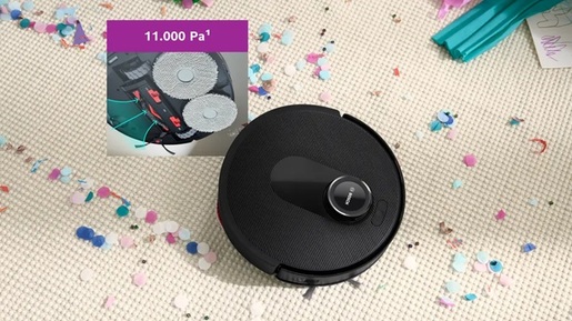 BOSCH robotski usisivač BCRDW3B Spotless MAX, 11.000 Pa, 360 LiDAR navigacija