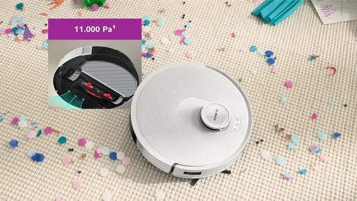 BOSCH robotski usisivač BCRC1W Spotless, 11.000 Pa, 360 LiDAR navigacija