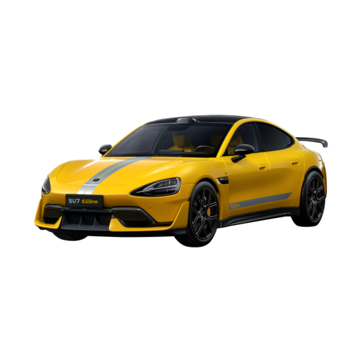 Xiaomi model SU7 automobil Die-Cast 1/18Lightning Yellow