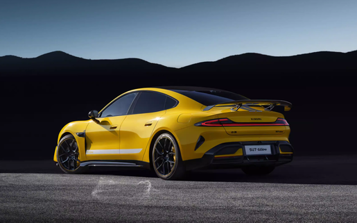 Xiaomi model SU7 automobil Die-Cast 1/18Lightning Yellow