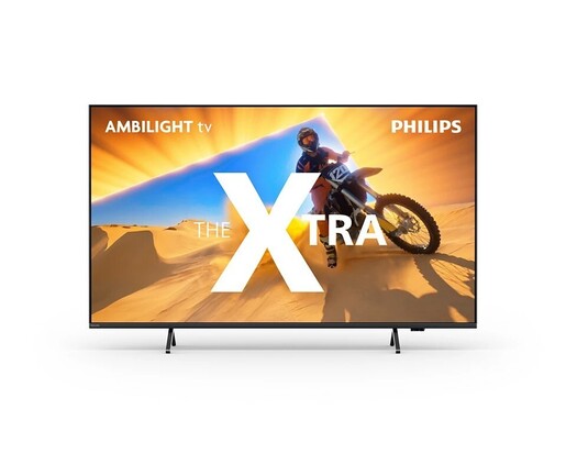 PHILIPS The Xtra QD MiniLED televizor 75PML9019/12, 4K Ultra HD, Titan OS, Smart TV, Ambilight, 144 Hz VRR, Crni