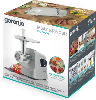 GORENJE aparat za mljevenje mesa MG2500DS, 2500 W