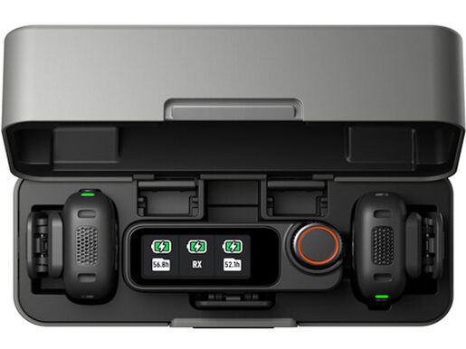 DJI Mic 3 (2TX+1RX+CC)mikrofon, prenos zvuka do 250m5.5h snimanja,48kHz 24 zvuk,OLED zaslon