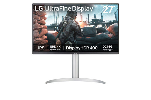 LG UltraFine monitor 27" 4K UltraFine 27, 4K, IPS, 400 cd/m2, HDR400, DP, HDMI, 60Hz, 5ms