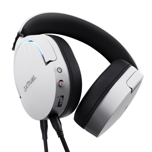 TRUST slušalice GXT490W FAYZO 7.1 USB2.0, gaming ,žičane,bijele, noise-cancelling mikrofon