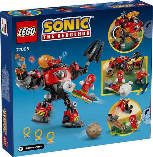 LEGO Sonic Knuckles ili Dr. Eggman i robot Egg Crusher 77005