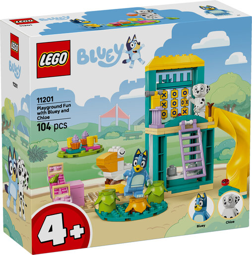 LEGO® Bluey i Chloe na zabavnom igralištu 11201