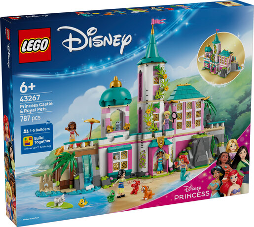 LEGO® Disney Princess Dvorac s princezama i kraljevski kućni ljubimci 43267