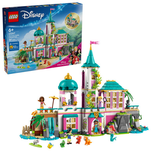LEGO® Disney Princess Dvorac s princezama i kraljevski kućni ljubimci 43267