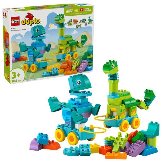 LEGO DUPLO 3-u-1 dinosauri na kotačima 10451