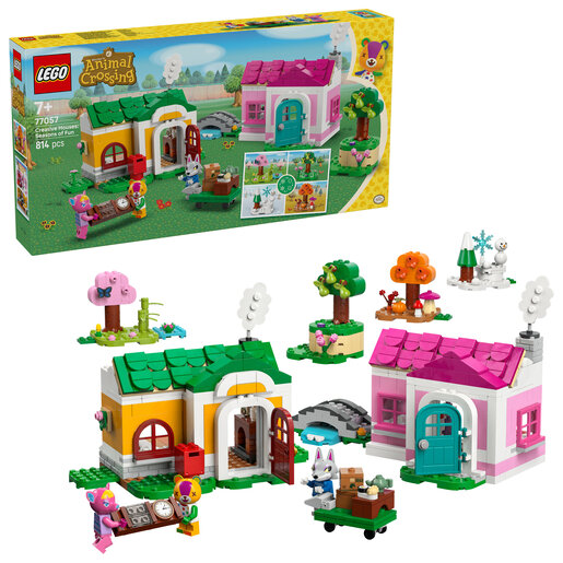 LEGO Animal Crossing Kreativne kuće zabavna godišnja doba 77057