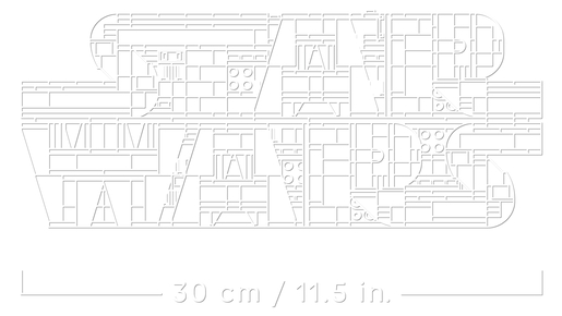 LEGO® Logotip Star Wars™ od kocaka 75407