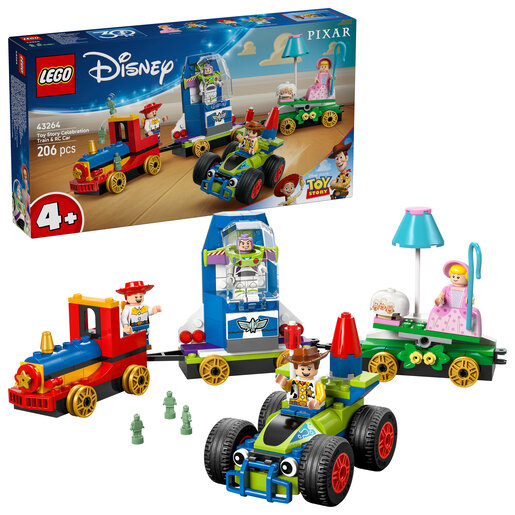 LEGO® Disney Pixar Slavljenički vlak i automobil RC iz Priče o igračkama 43264