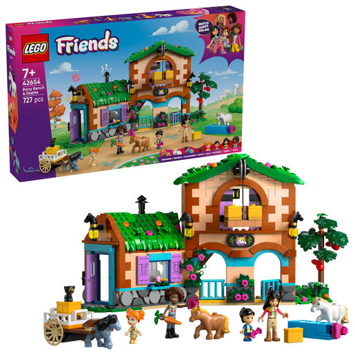 LEGO® Friends Ranč i staja za ponije 42654