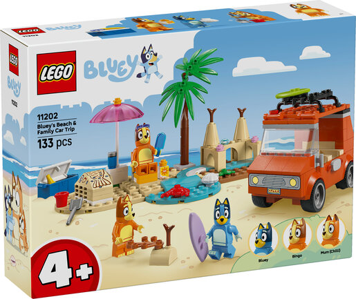 LEGO® Bluey na obiteljskom izletu na plažu 11202