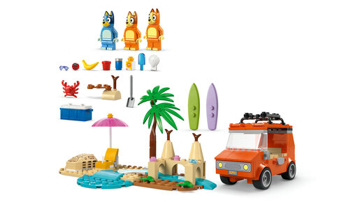 LEGO® Bluey na obiteljskom izletu na plažu 11202