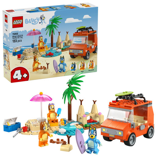 LEGO® Bluey na obiteljskom izletu na plažu 11202
