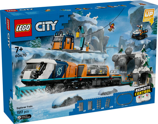LEGO® City Vlak Polar Express za istraživanje Arktika 60470