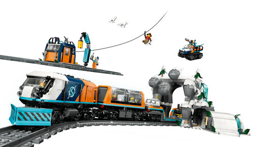 LEGO® City Vlak Polar Express za istraživanje Arktika 60470