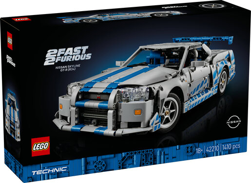 LEGO® Technic 2 Fast 2 Furious auto Nissan Skyline GT-R (R34) 42210