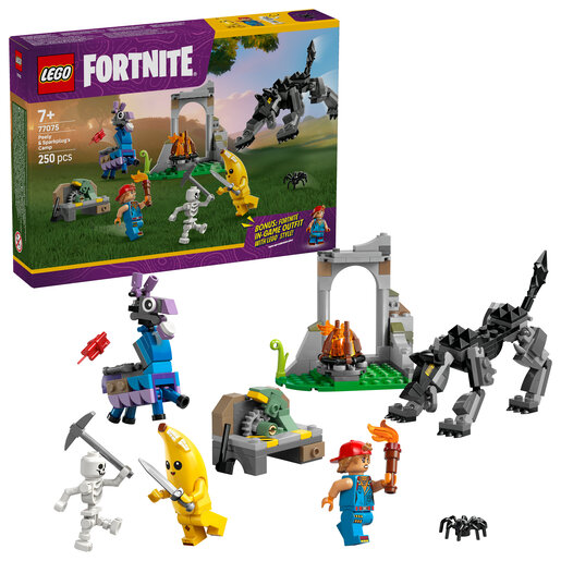 LEGO® Fortnite® Peely i Sparkplug u kampu 77075