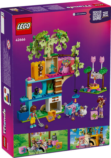 LEGO® Friends Mačji rođendanski tulum i kućica na drvetu 42666