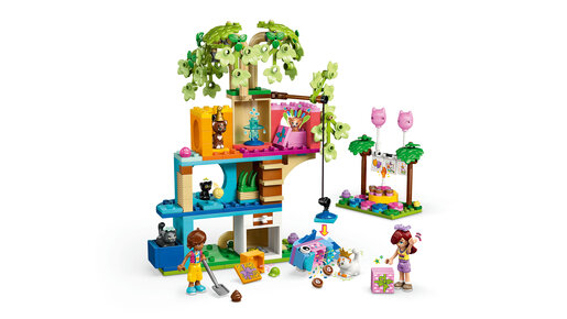 LEGO® Friends Mačji rođendanski tulum i kućica na drvetu 42666