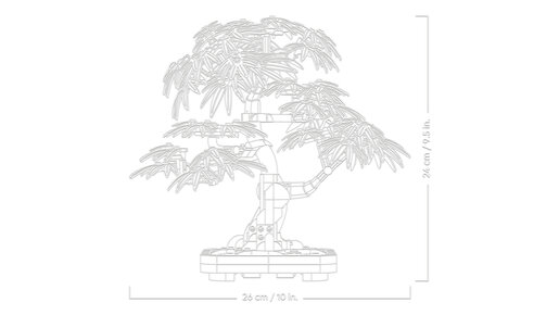 LEGO® Botanicals Bonsai japanski crveni javor 10348