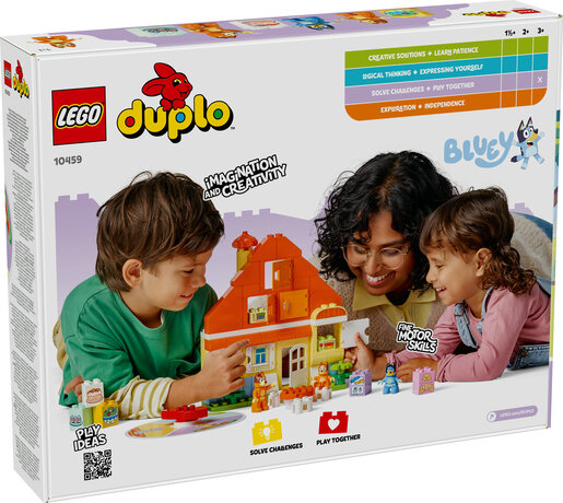 LEGO® Kuća Blueyine obitelji s igrom pamćenja 10459