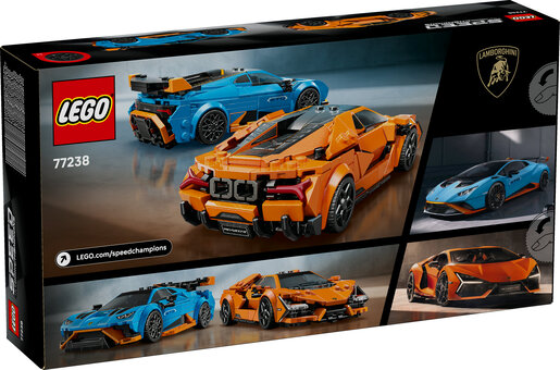 LEGO Speed Champions Lamborghini Revuelto i Huracán STO 77238