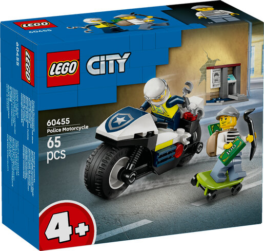 LEGO® City Potjera na policijskom motociklu 60455