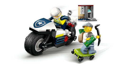 LEGO® City Potjera na policijskom motociklu 60455