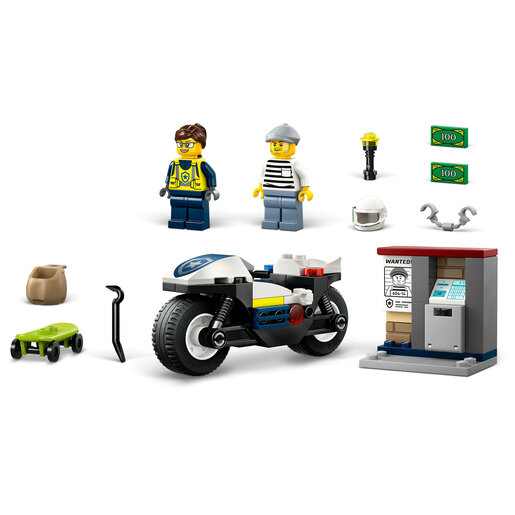 LEGO® City Potjera na policijskom motociklu 60455