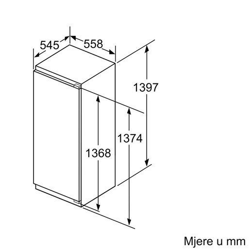 Bosch frižider KIF51AFE0