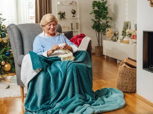 Dormeo set Toplih zagrljaja - OMBRE TIRKIZNA