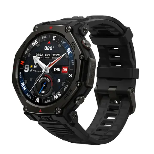 AmazFit T-Rex 3 Pro, pametni sat, 1,5" AMOLED ekran (48 mm), crni