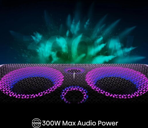 Hisense PARTY ROCKER ONE, 300W, 15h baterija, Wirelles charger phone, Light effect, Bluetooth 5.0, IPX4 vodootporan, Karaoke model