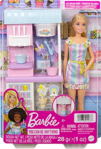 Barbie Set – prodavnica sladoleda + lutka