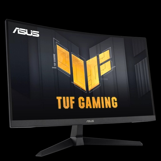 ASUS TUF monitor VG27VQ3B gaming zakrivljeni, 27, FullHD, VA,250 cd/m2,  AMD FreeSync, DP, HDMI, 180Hz, 1ms