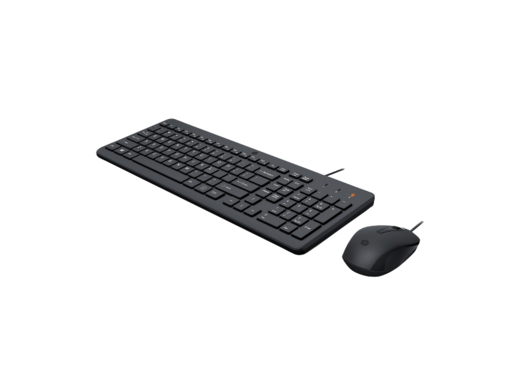 HP miš i tastatura 150 žični crni set BIH layout