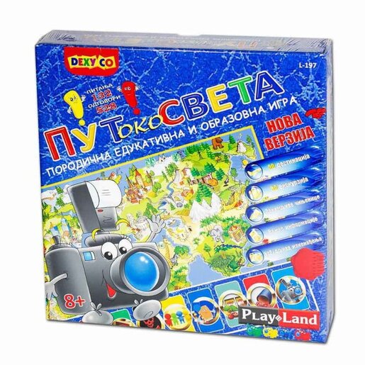 PLAY LAND PL197 PUT OKO SVIJETA EDUKATIVNA IGRA SR