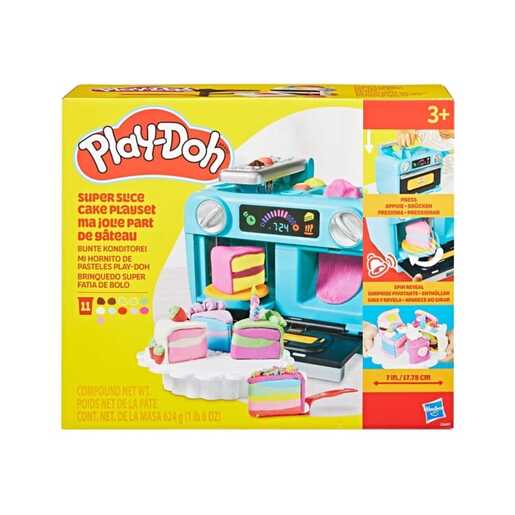 PLAY DOH SUPER SLICE CAKE PLAYSET G0497